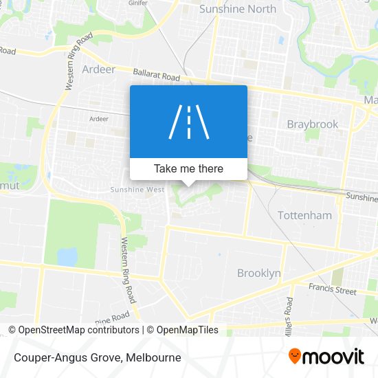 Couper-Angus Grove map