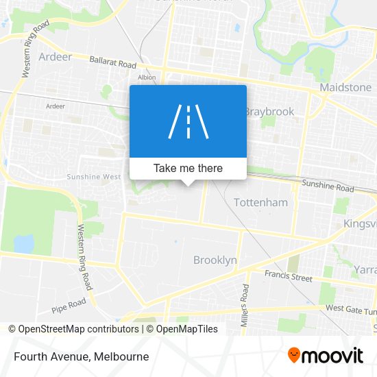 Fourth Avenue map