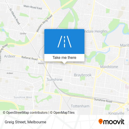 Greig Street map