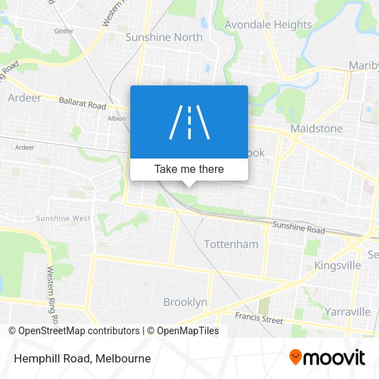 Hemphill Road map
