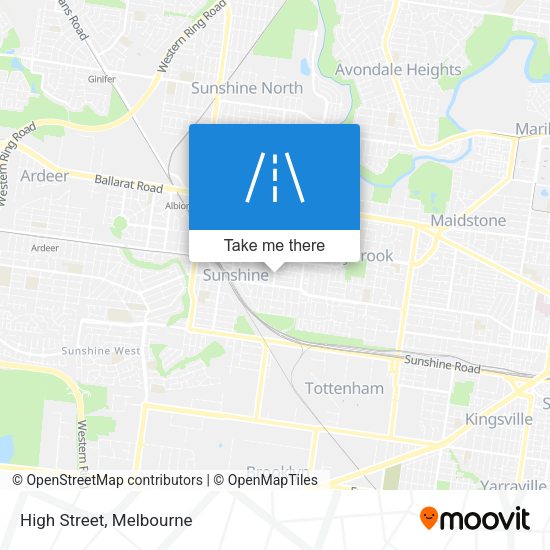 High Street map