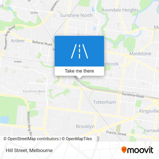 Hill Street map