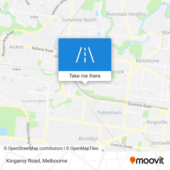 Kingaroy Road map