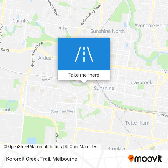 Kororoit Creek Trail map