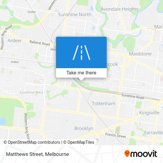 Matthews Street map
