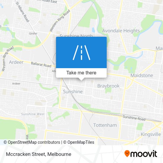 Mccracken Street map