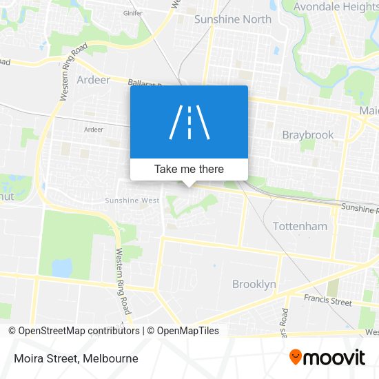 Moira Street map