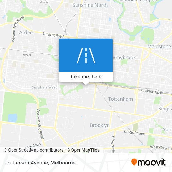 Patterson Avenue map