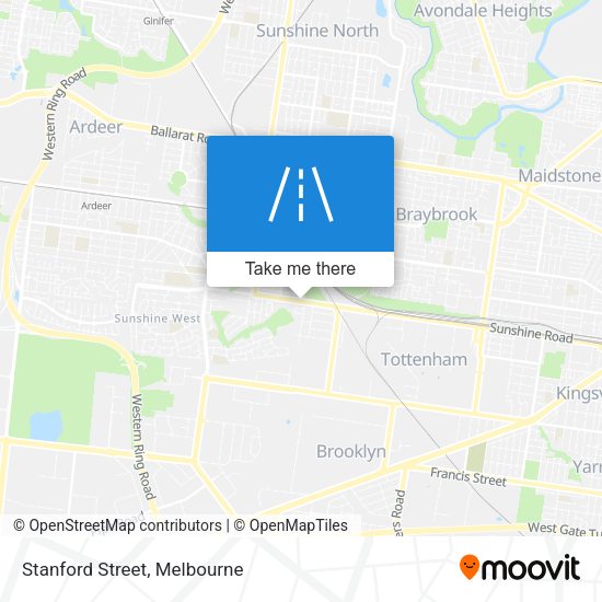 Stanford Street map