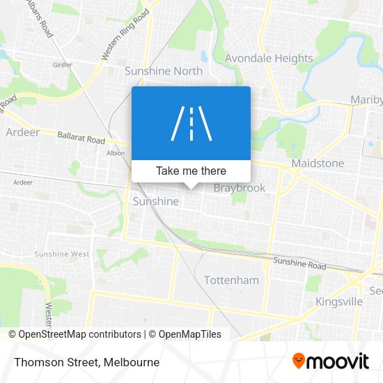 Thomson Street map