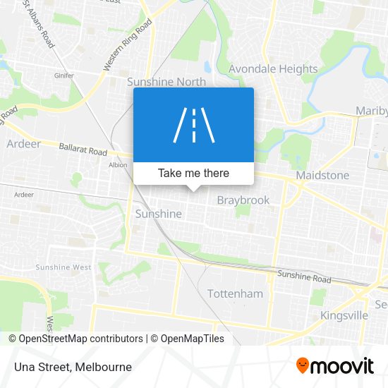 Una Street map