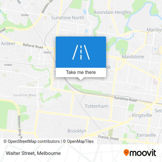 Walter Street map