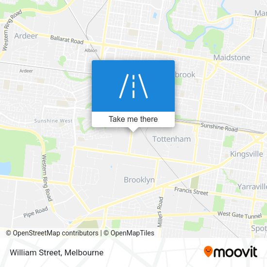 William Street map