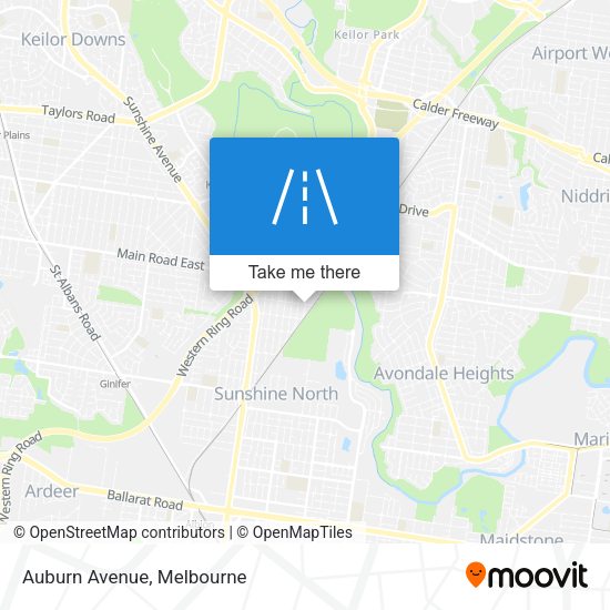 Auburn Avenue map