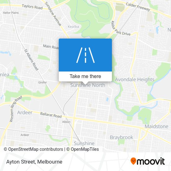 Ayton Street map
