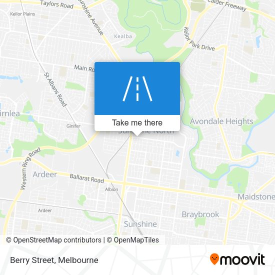Berry Street map