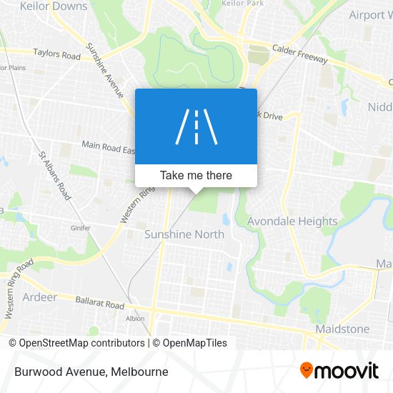 Burwood Avenue map