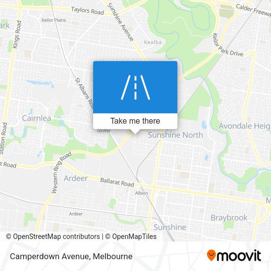 Camperdown Avenue map