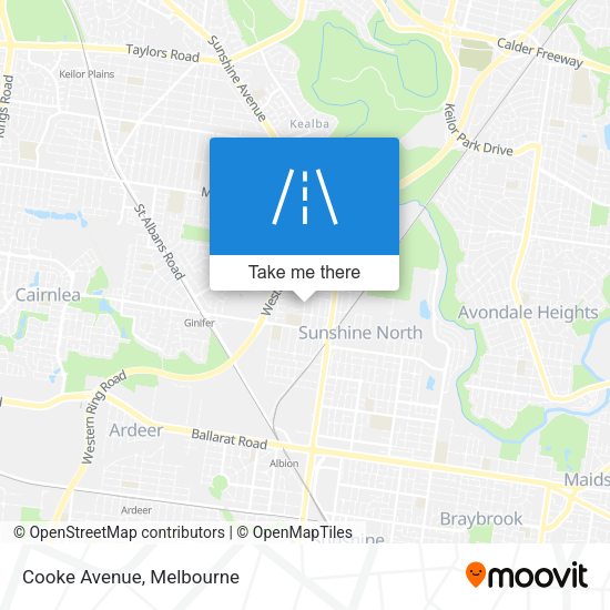 Cooke Avenue map