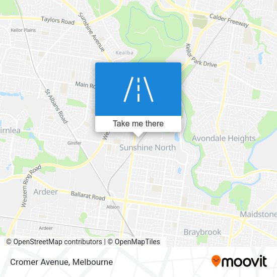 Cromer Avenue map