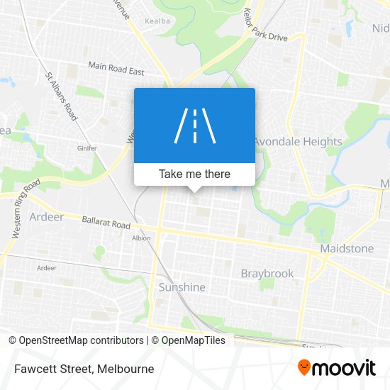 Fawcett Street map