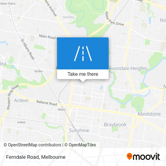 Ferndale Road map