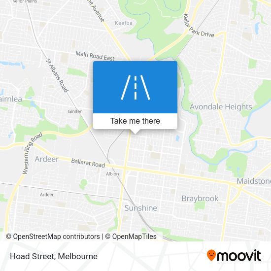 Hoad Street map