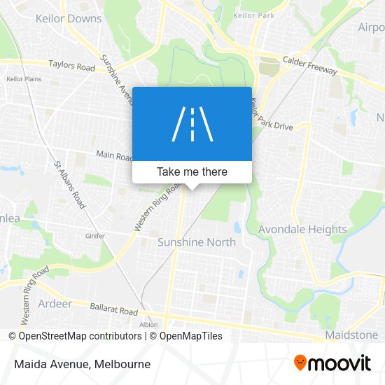 Maida Avenue map