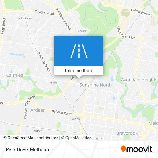 Park Drive map