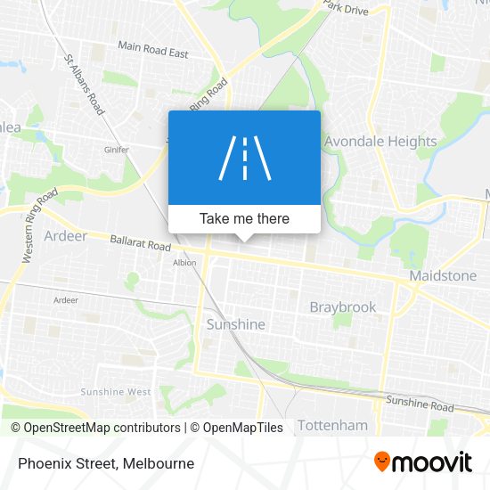 Phoenix Street map