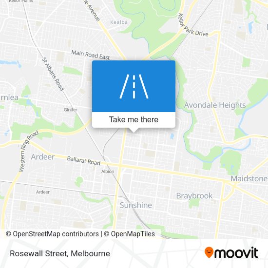 Rosewall Street map