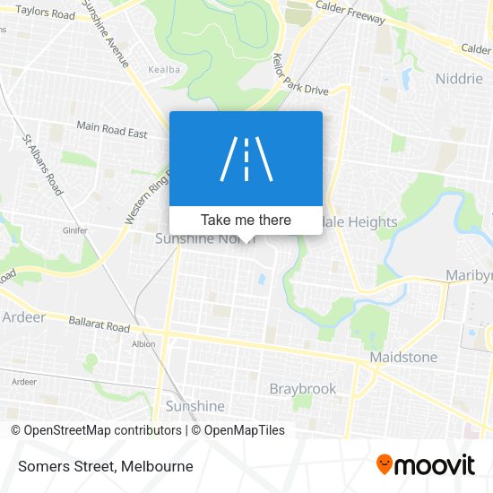 Somers Street map