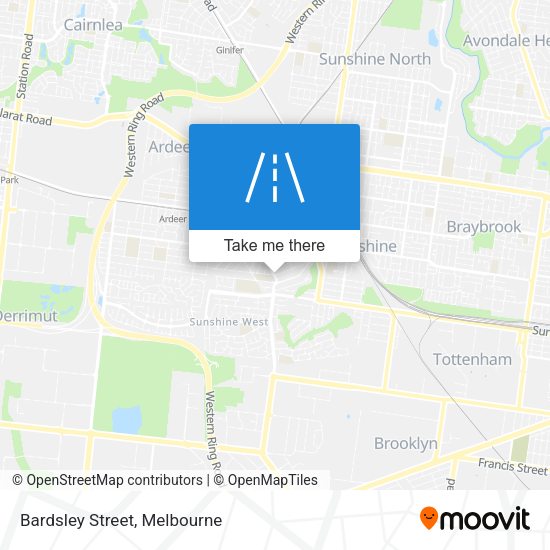 Bardsley Street map