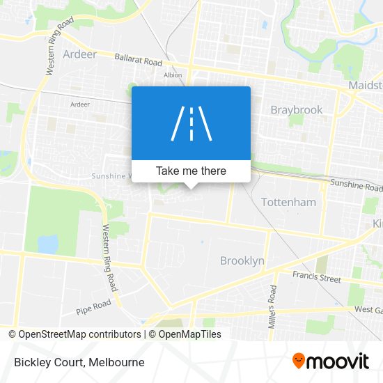 Bickley Court map