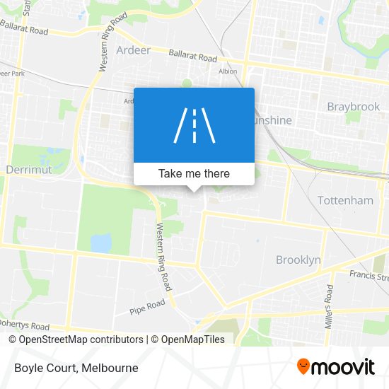 Boyle Court map