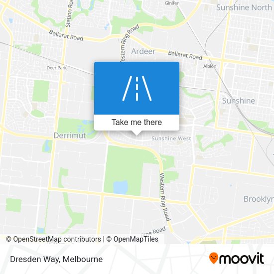 Dresden Way map