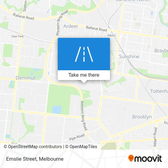 Emslie Street map
