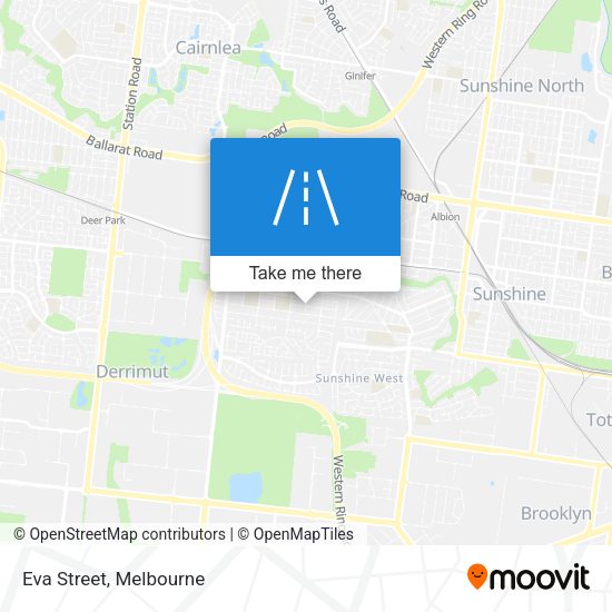 Eva Street map