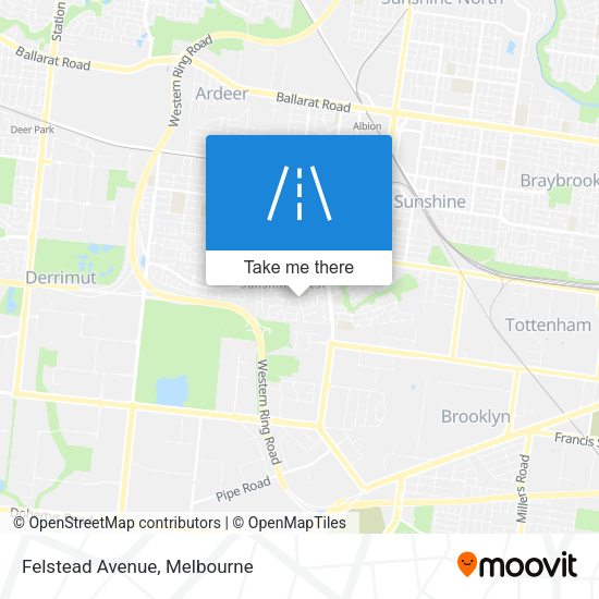 Felstead Avenue map