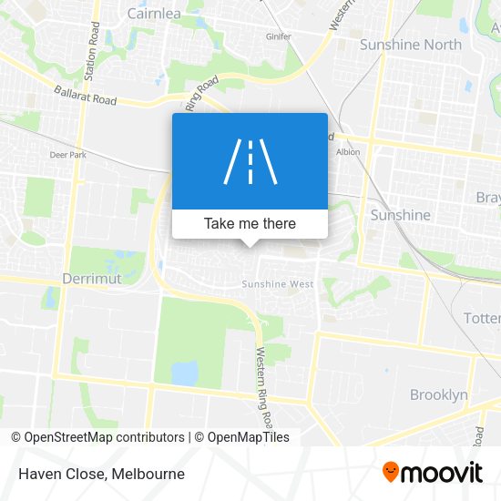 Haven Close map