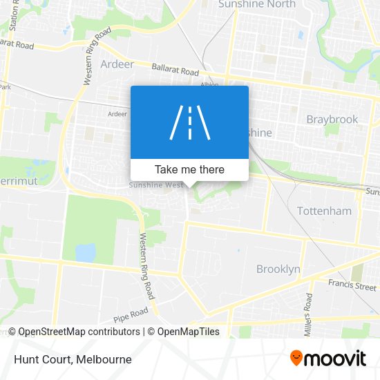 Hunt Court map