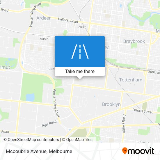 Mccoubrie Avenue map