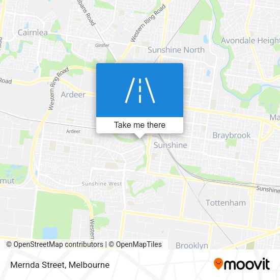 Mernda Street map