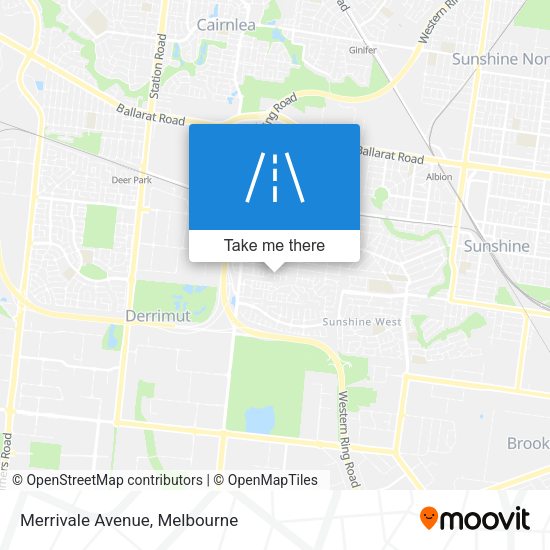 Merrivale Avenue map