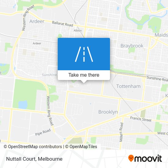 Nuttall Court map