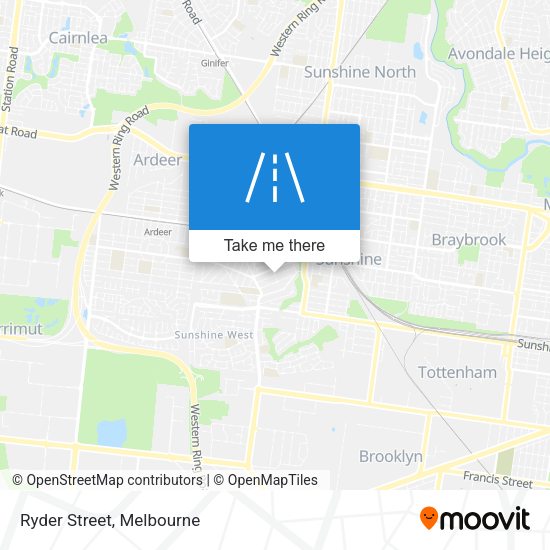 Ryder Street map