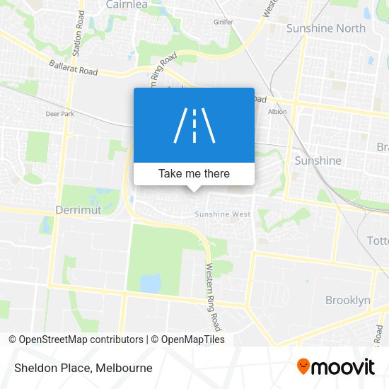 Sheldon Place map