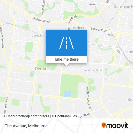 The Avenue map