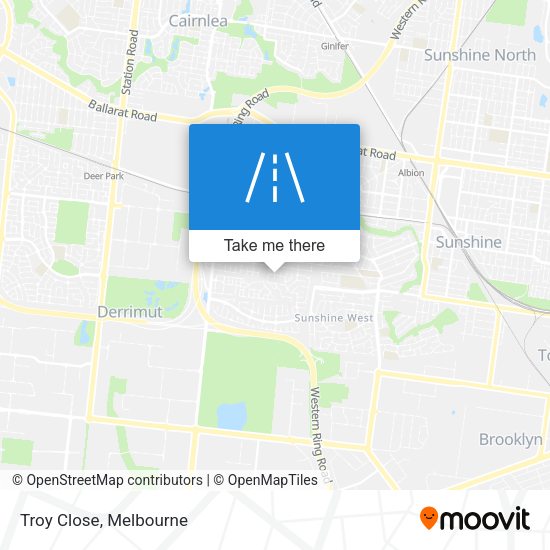 Troy Close map