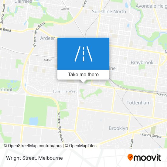 Wright Street map